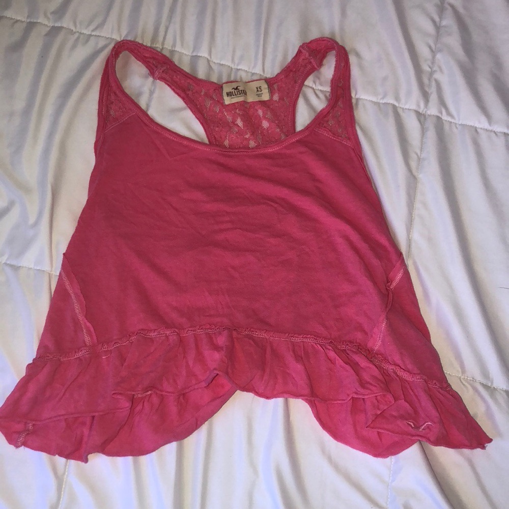 Pink crop top